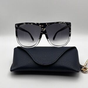 Loewe Filipa LW400011 56B Sunglasses Blue Tortoise Oversized Gradient w/ Case